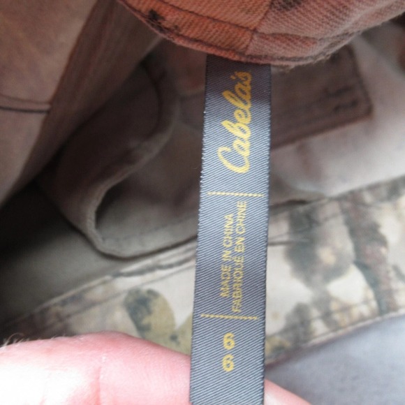 Cabelas Camo Pants Womens 6 Belted Cargo‎ Duck Hunting Woodland Bootcut 32x30 - Picture 7 of 15